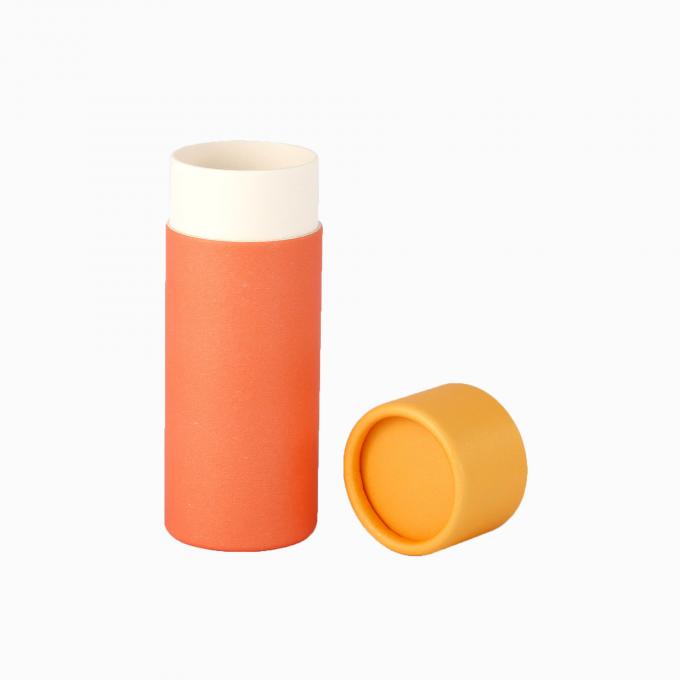 Печатание Debossed CMYK цилиндра качества еды бумажными выбитое контейнерами 3