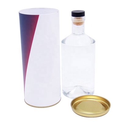 Подарочная коробка крышки металла для печатания бутылки Biodegradable CMYK Шампань