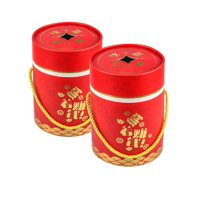 Многофункциональная бумажная упаковка еды трубки, коробки Pantone цилиндрические упаковывая