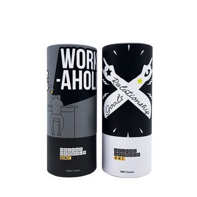 Трубки картона CMYK для упаковки OEM цилиндра Debossed доступного