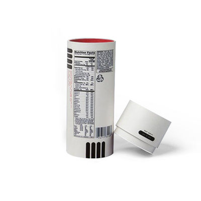 Бумажная трубка для пищевых продуктов с круглым окном с прозрачным окном для упаковки пищевых продуктов