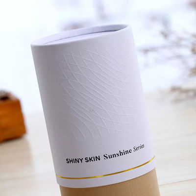 Изготовленная на заказ трубка бумаги заботы кожи Eco дружелюбная упаковывая косметические трубки бумаги Kraft духов