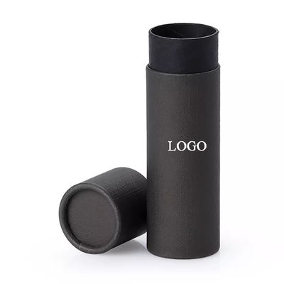 Черная трубка бутылки эфирного масла Kraft упаковывая изготовленный на заказ логотип напечатала