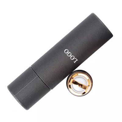 Черная трубка бутылки эфирного масла Kraft упаковывая изготовленный на заказ логотип напечатала