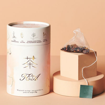 Чай упаковывая, комплексное конструирование трубки бумаги ODM коробки чая Multiusage
