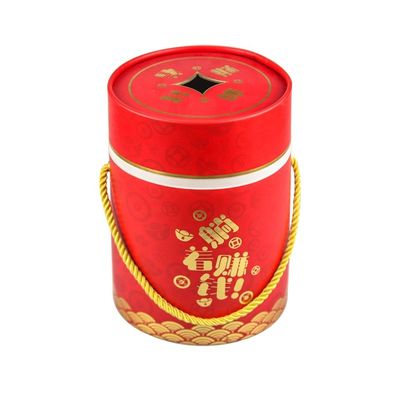 Многофункциональная бумажная упаковка еды трубки, коробки Pantone цилиндрические упаковывая