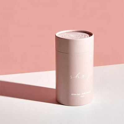 Выбитая косметическая бумажная трубка упаковывая, коробки CMKY изготовленные на заказ косметические упаковывая