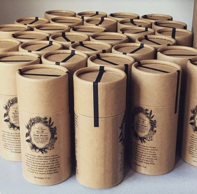 Трубки подушки бархата Biodegradable бумажные, повторно использованная упаковка трубки картона