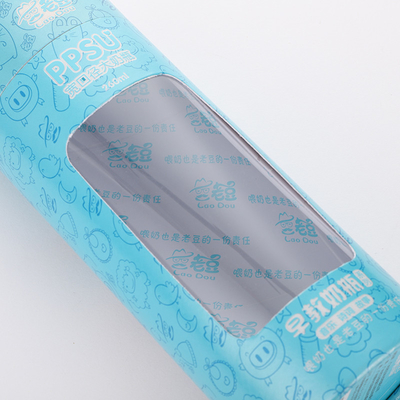 трубка бумаги 100ml упаковывая с окном, выбивая коробкой бумаги окна PVC